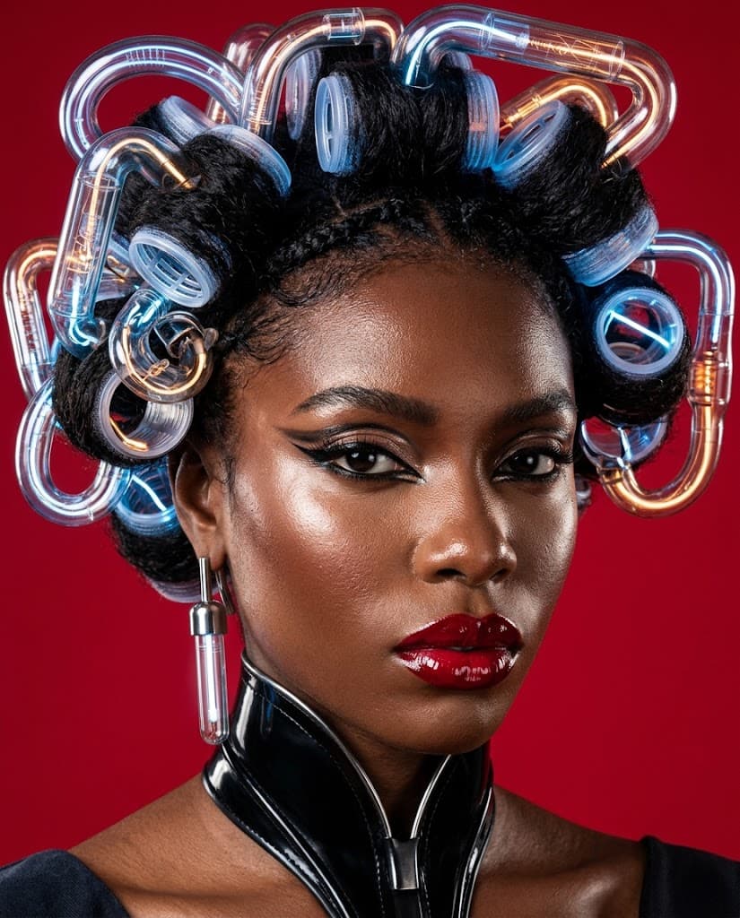 A single impossible beauty idea rendered like a polished fashion campaign.